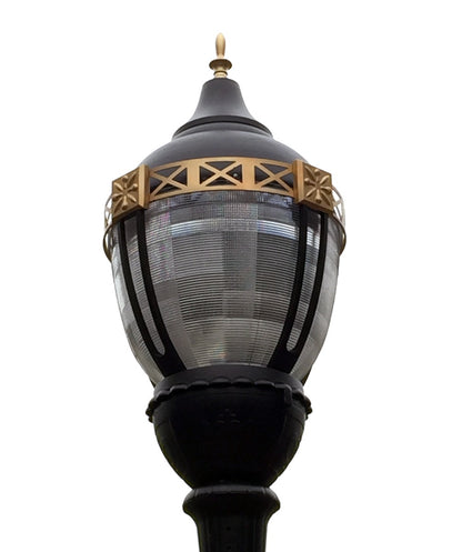 Premier Municipal Quality Street Light Package with Gold Trim - LED