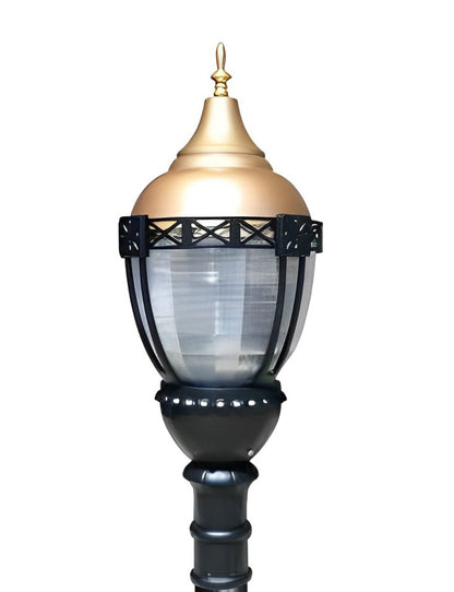 Premier Municipal Quality Street Light Package with Gold Globe - LED