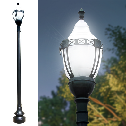 Premium Decorative Municipal Quality Street Light Package - LED