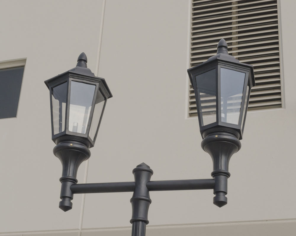 Double Lantern Style Municipal Quality Street Light Package - LED