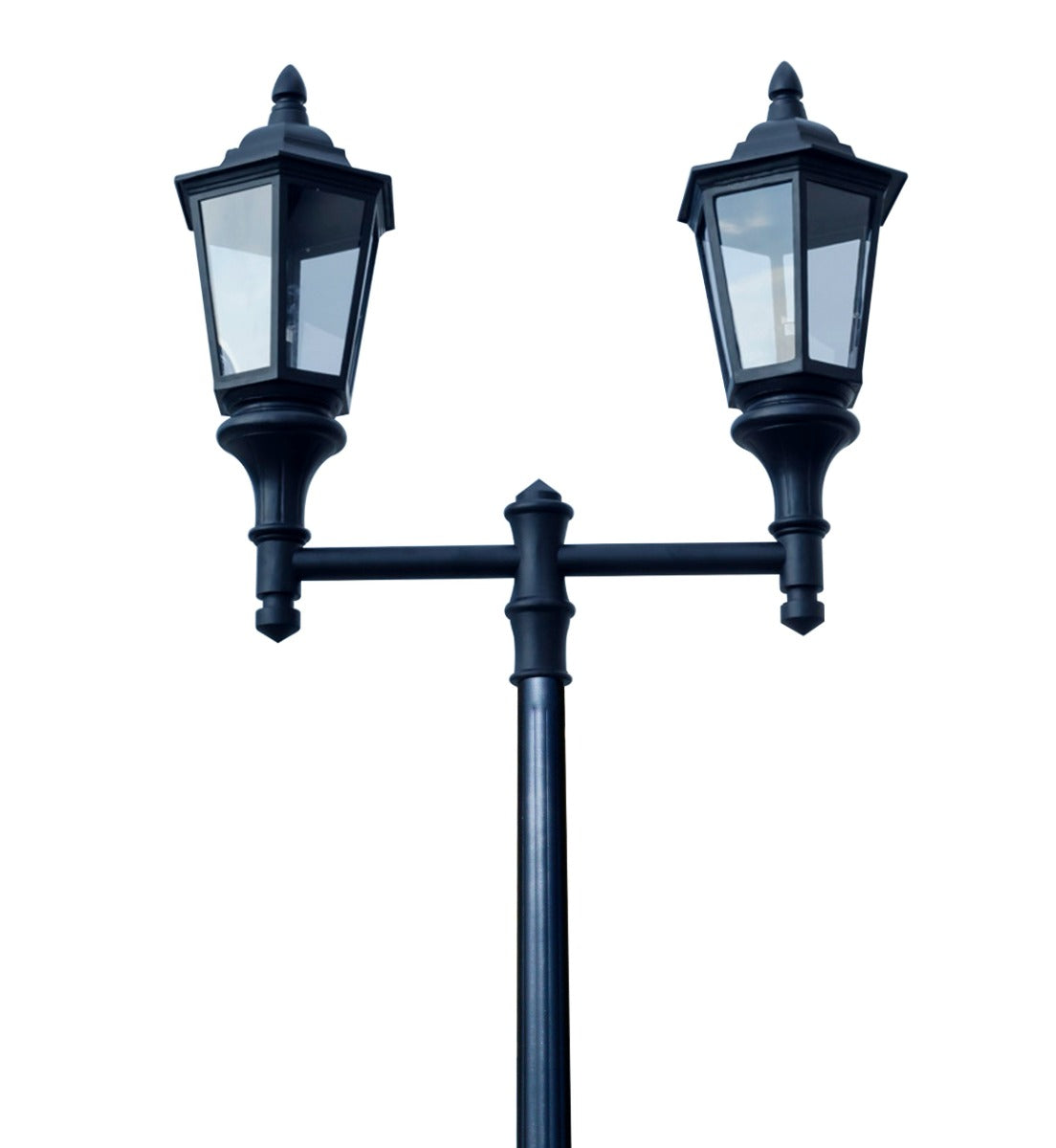 Double Lantern Style Municipal Quality Street Light Package - LED