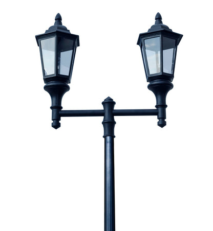 Double Lantern Style Municipal Quality Street Light Package - LED