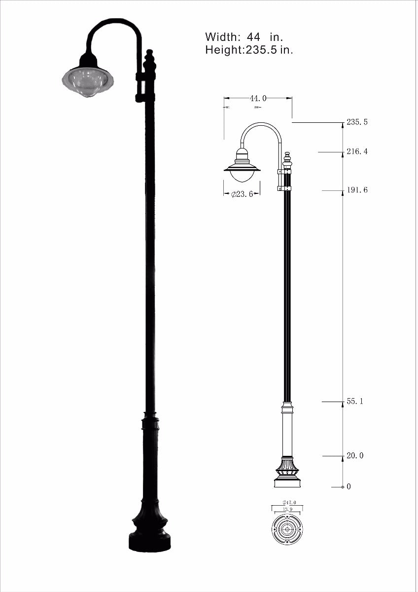 Dark Sky Municipal Quality Street Light Package - LED