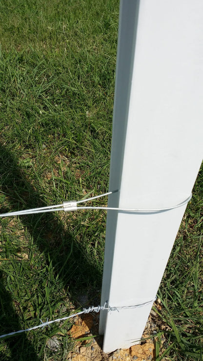 Timeless Fence Rigid PVC H-Posts 3.5" Pack of 10
