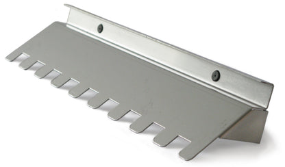 Bobi Grande Front Access Modern Locking Grey Mailbox with Round Stainless Steel Post Combo