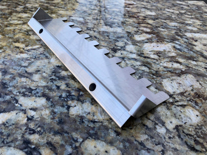 Bobi Grande Front Access Modern Locking Stainless Steel Mailbox with Round Zinc Post Combo