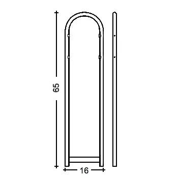 Bobi Jumbo Front Access Package Stainless Steel Mailbox and Round Stainless Steel Post Combo