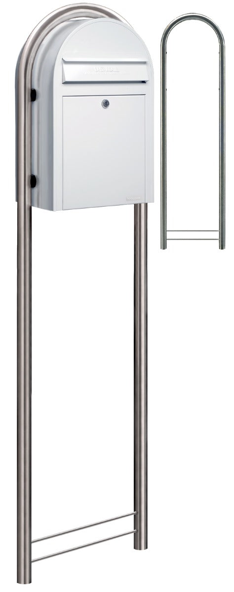 Bobi Stainless Steel Round Mailbox Post