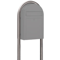 Bobi Stainless Steel Round Mailbox Post