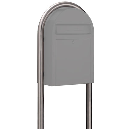 Bobi Stainless Steel Round Mailbox Post