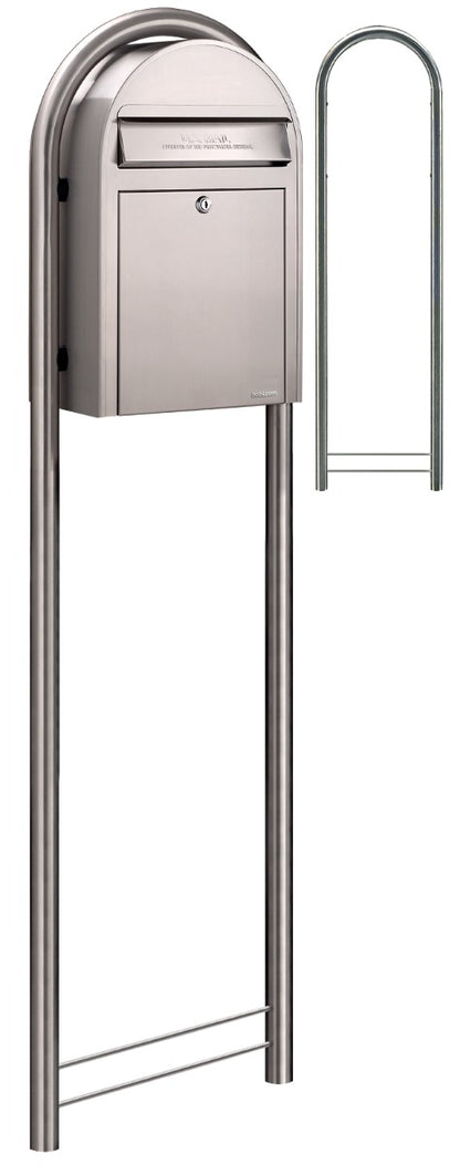 Bobi Stainless Steel Round Mailbox Post
