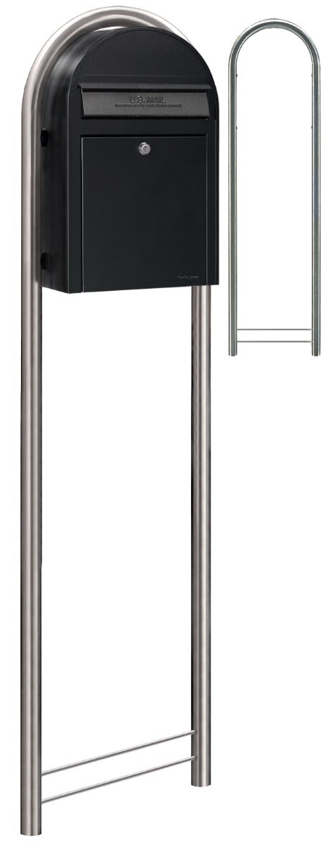 Bobi Stainless Steel Round Mailbox Post