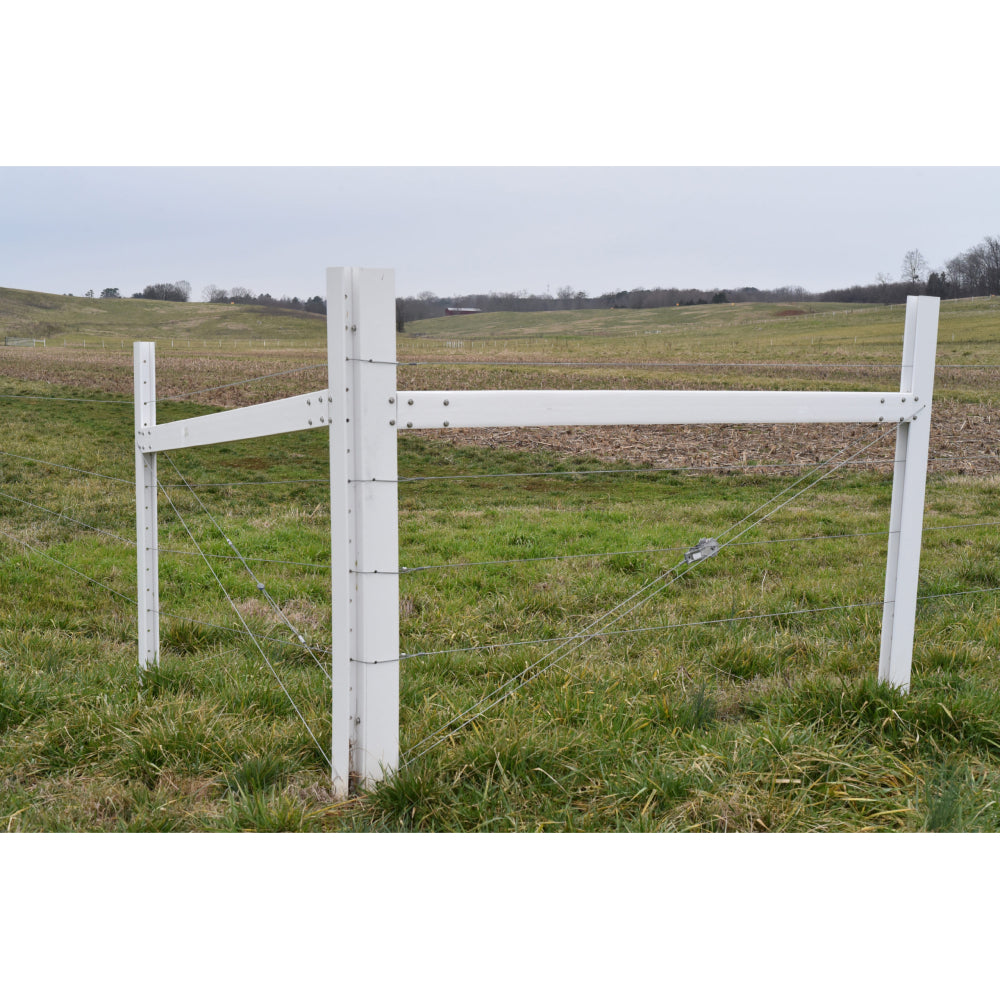 Timeless Fence Rigid PVC Classic H Corner 7 ft