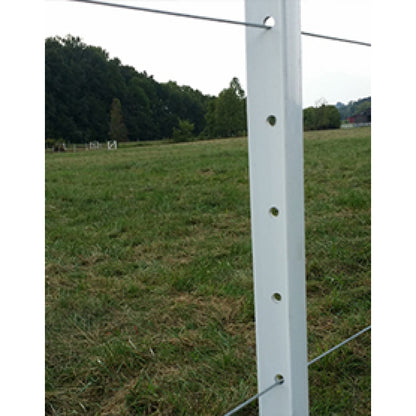 Timeless Fence Rigid PVC T-Posts 1.5" Pack of 25 - 4.5 ft