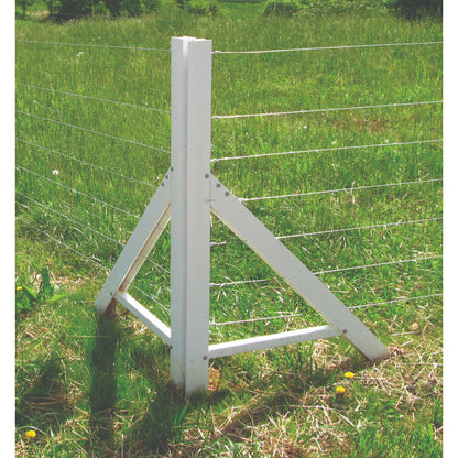 Timeless Fence Rigid PVC NEW ZEALANDER A-FRAME Corner 8 ft