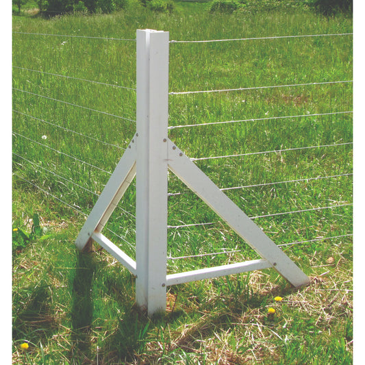 Timeless Fence Rigid PVC NEW ZEALANDER A-FRAME Corner