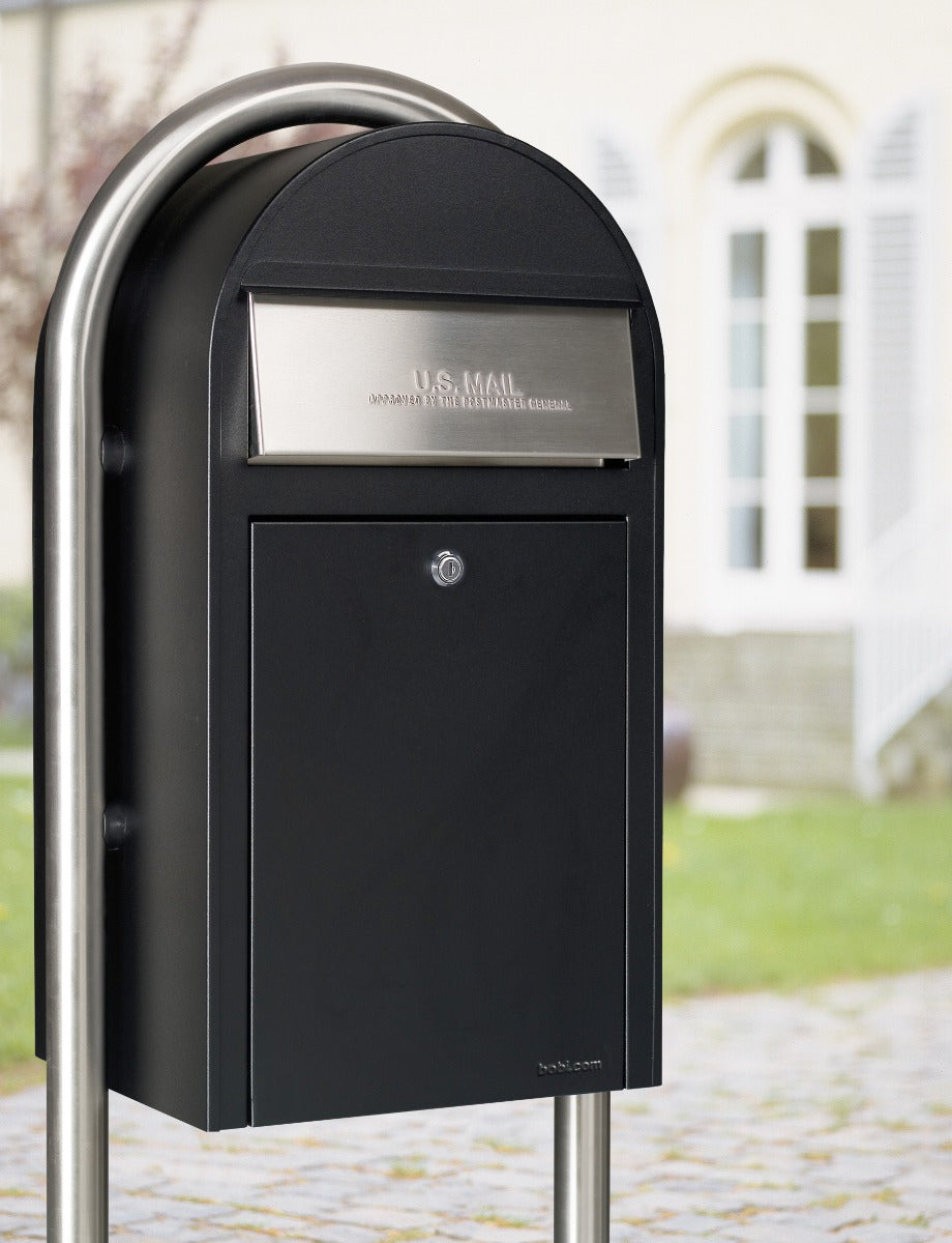 Bobi Stainless Steel Round Mailbox Post