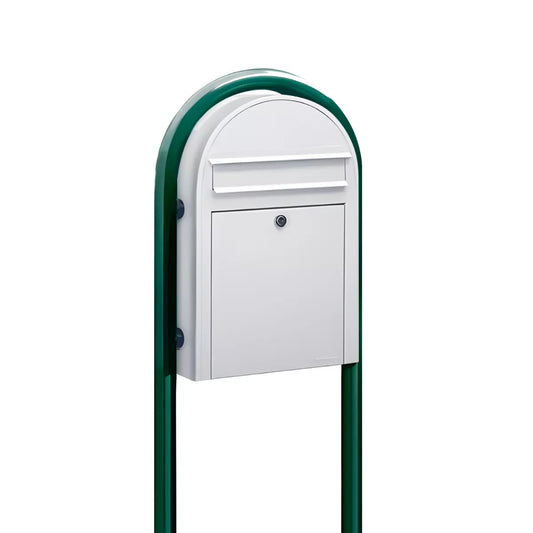 white bobi slim with green post