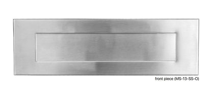 Stainless Steel Mail Slot (includes front & rear pieces)