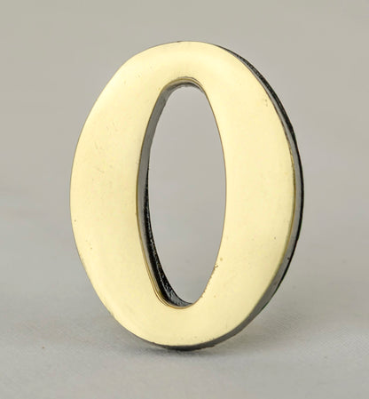 2" Self-Adhesive Brass Numbers