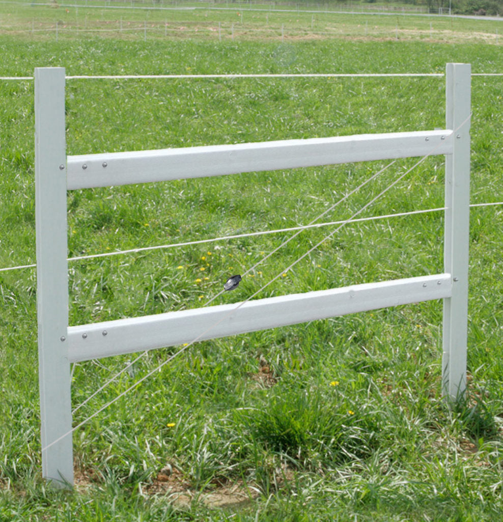 Timeless Fence Rigid PVC Super H Brace 7 ft