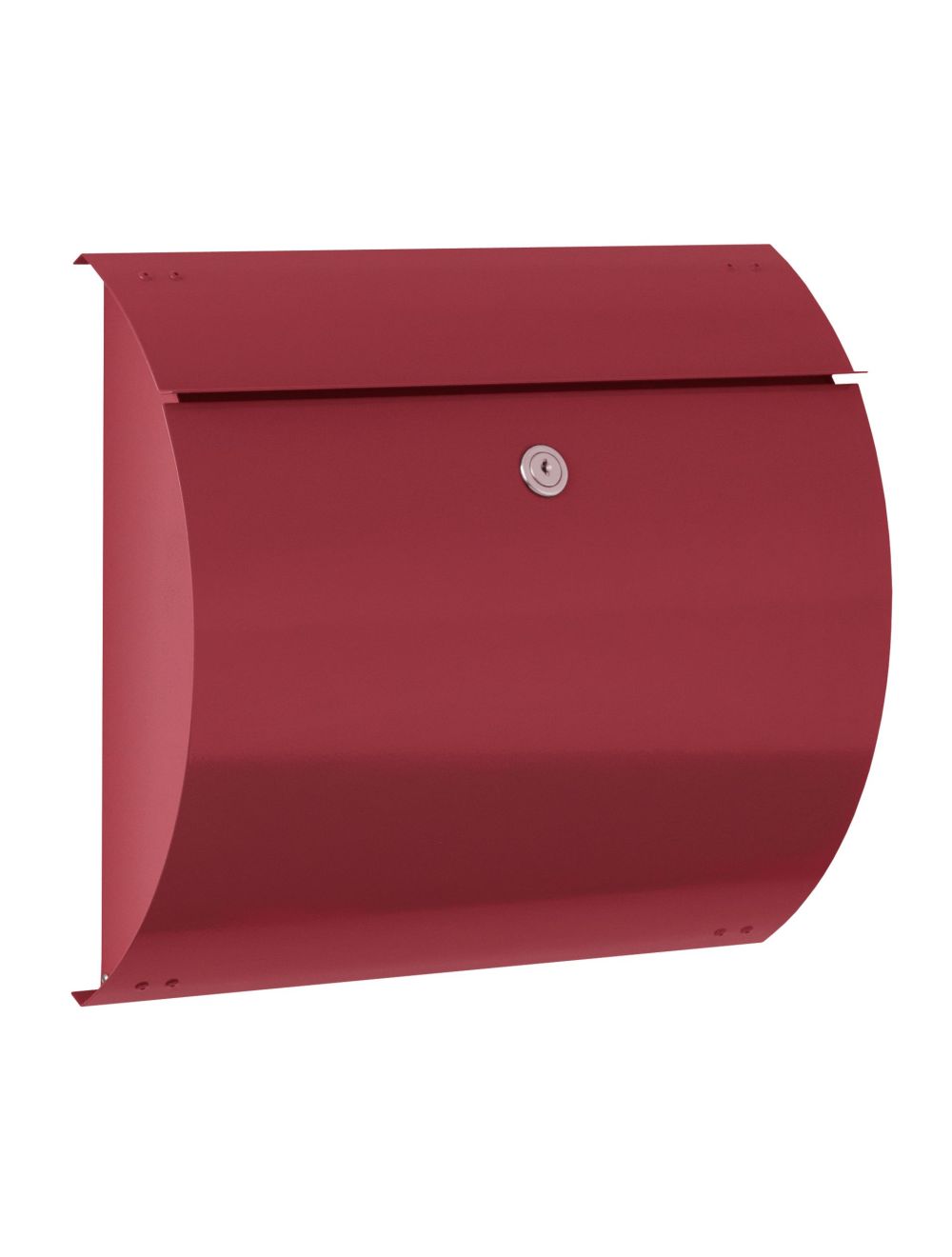 Knobloch Honolulu Locking Surface Mount Mailbox in Flame Red